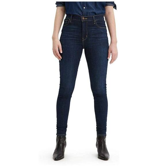 NWT! Levi's Women's Demi Curve Skinny  Indigo Jeans 0M/25 - Picture 1 of 5
